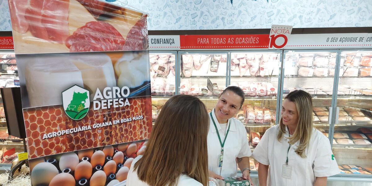 Agrodefesa promove ação educativa em seis municípios goianos para orientar sobre consumo de alimentos seguros