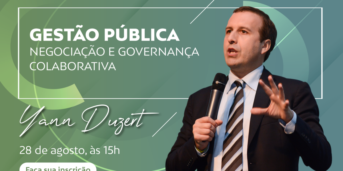 Governo de Goiás promove palestra sobre negociação e governança colaborativa