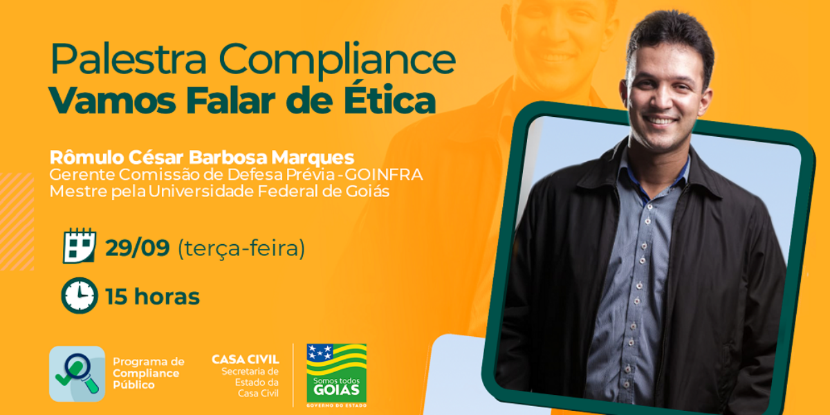 Comitê Setorial de Compliance Público da Casa Civil promove a palestra “Vamos Falar de Ética”