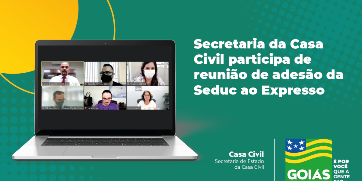 Secretaria da Casa Civil participa de reunião de adesão da Seduc ao Expresso