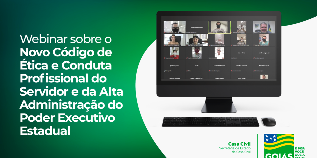 ”É um código muito rico, inovador e que deve ser internalizado”, diz Controlador-Geral sobre o Novo Código de Ética dos Servidores Públicos do Estado de Goiás