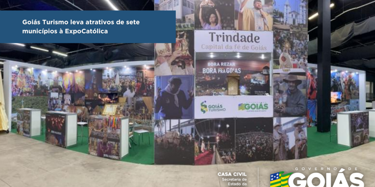Goiás Turismo leva atrativos de sete municípios à ExpoCatólica