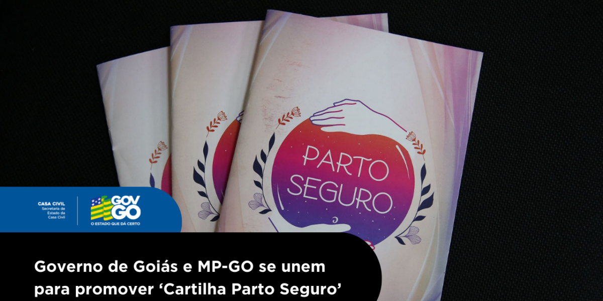 Governo de Goiás e MP-GO se unem para promover ‘Cartilha Parto Seguro’