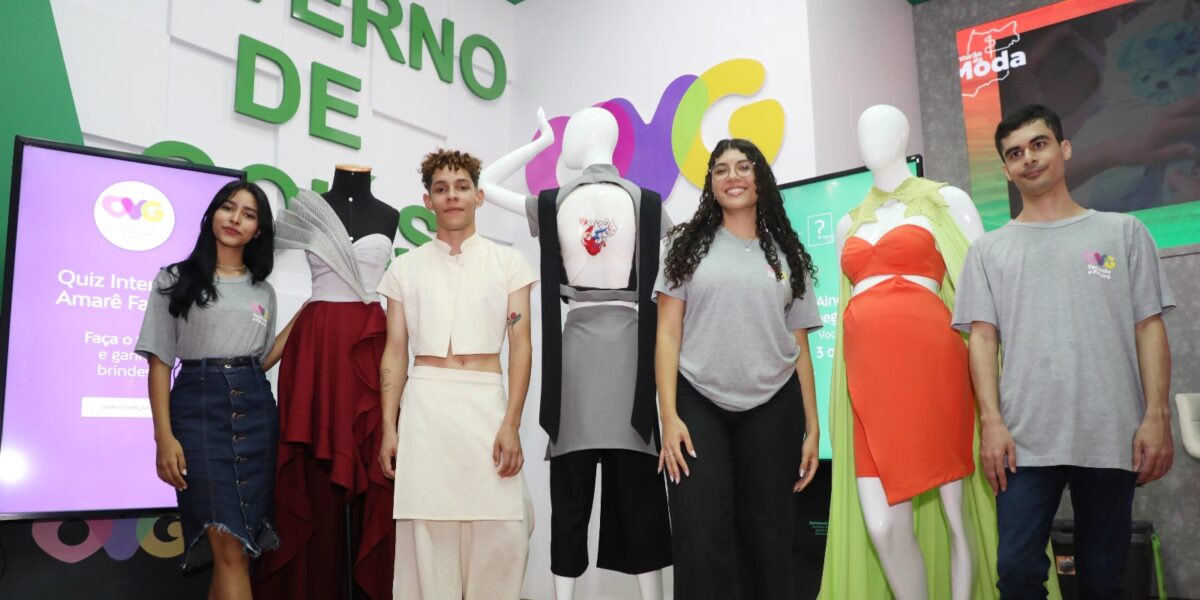 Jovens atendidos pelo Governo de Goiás expõem looks na Amarê Fashion