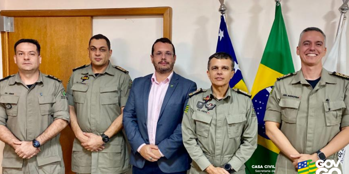 Secretário da Casa Civil, Jorge Pinchemel, fortalece relações com a Segurança Pública de Goiás