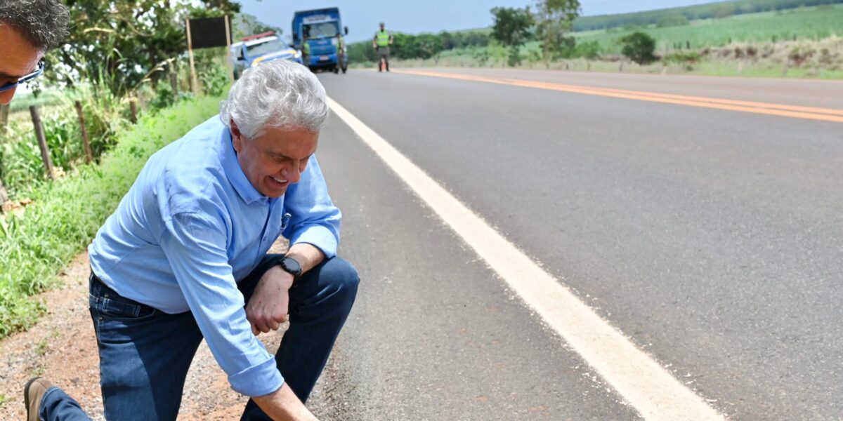 Caiado entrega 100 km de rodovias novas e benefícios sociais em Goianésia 