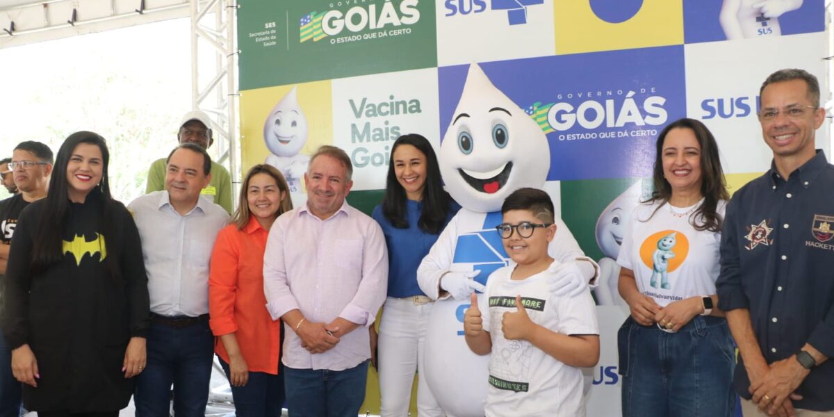Governo de Goiás realiza abertura oficial da Campanha Estadual de Multivacinação 2023