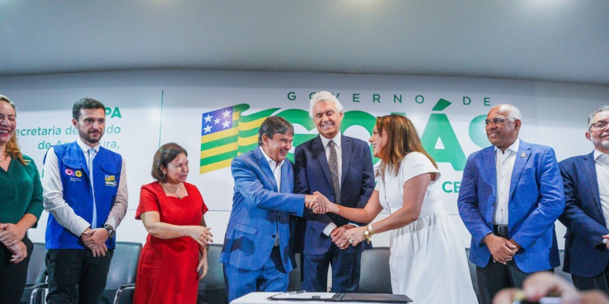 Caiado destaca ações de combate à fome em Goiás na assinatura de pacto nacional