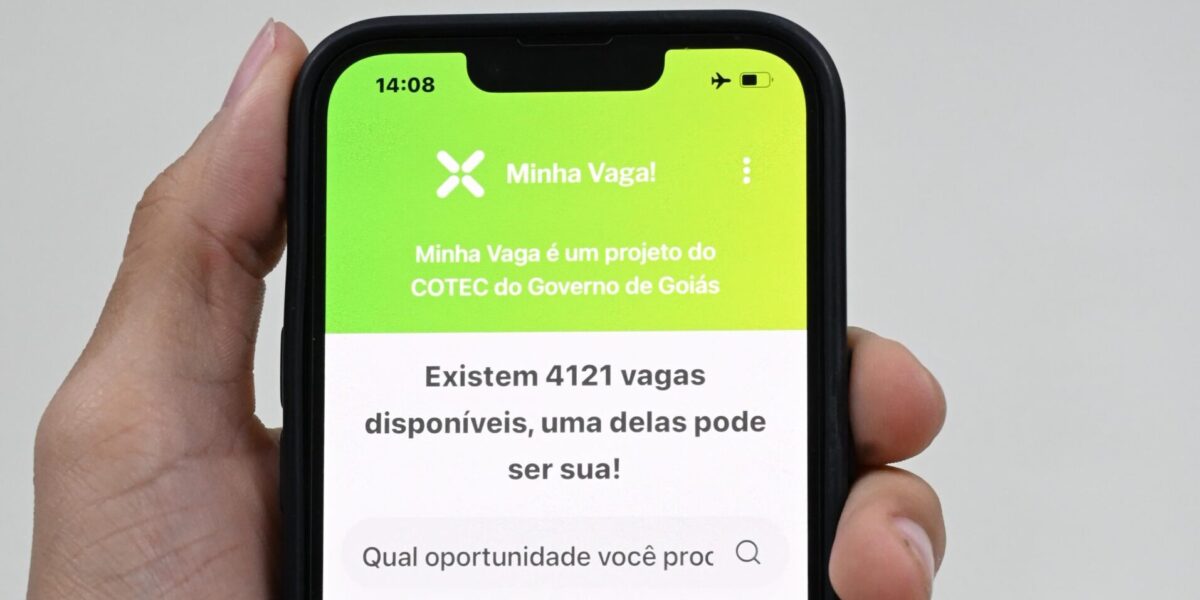 Lançado pelo Governo de Goiás, aplicativo Minha Vaga! amplia acesso ao emprego