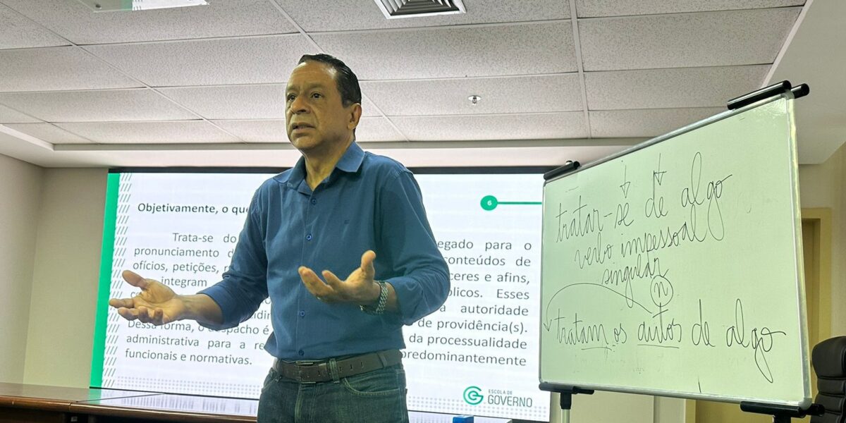 Curso Produção de Despachos conforme o Manual De Redação Do Governo do Estado de Goiás