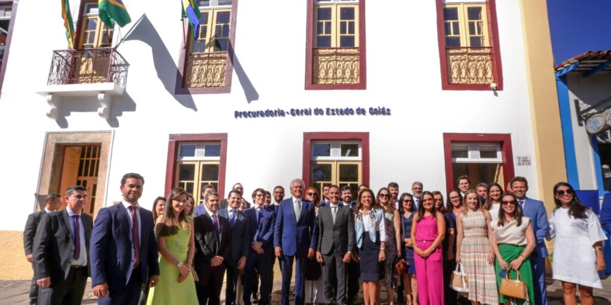 Governador visita a sede da PGE-GO na cidade de Goiás