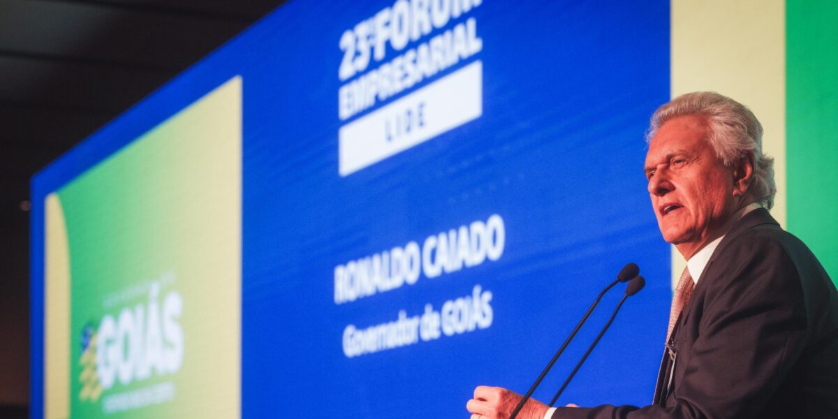 “Goiás é o estado que mais reduziu a extrema pobreza”, afirma Caiado no Lide Rio de Janeiro