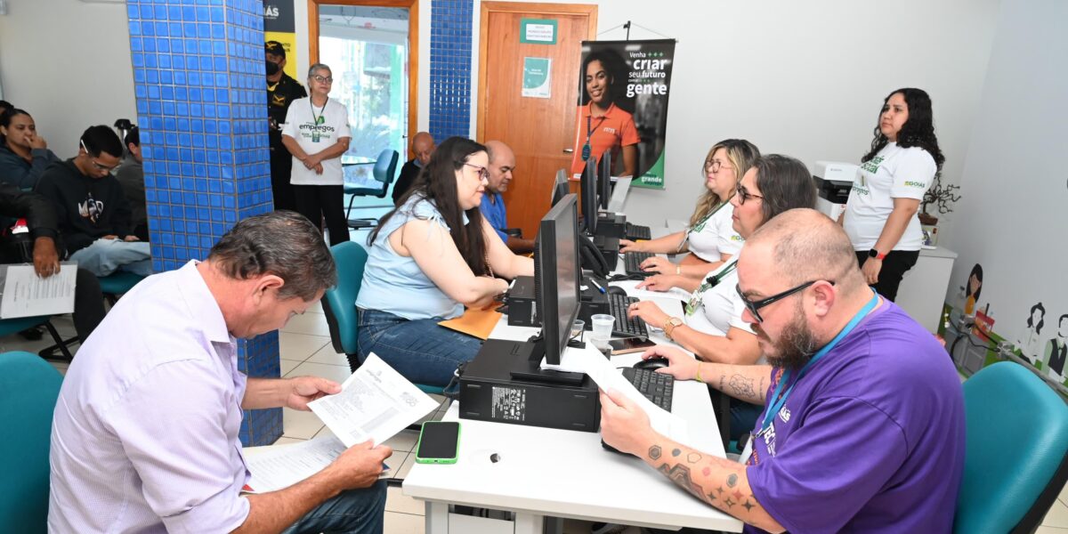 Governo de Goiás realiza Feirão de Empregos em Aparecida de Goiânia
