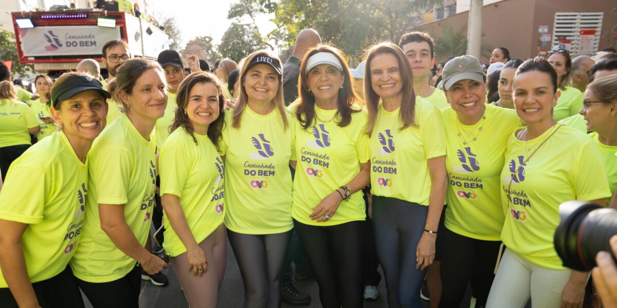 Caminhada do Bem 2025 reúne mais de 2,1 mil pessoas em Goiânia e bate recorde de solidariedade