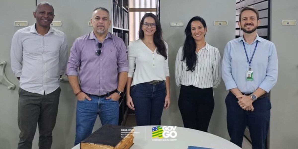 Casa Civil recebe equipe do Arquivo-Geral da Alego