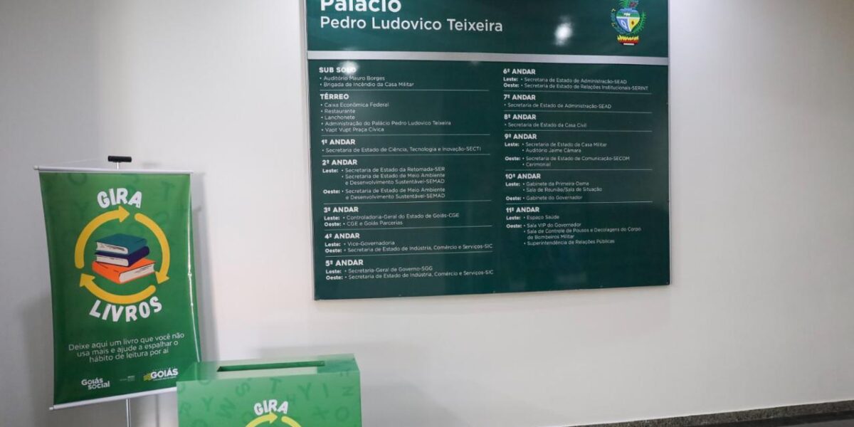 Segunda edição da Campanha Gira Livros em Goiás é iniciada