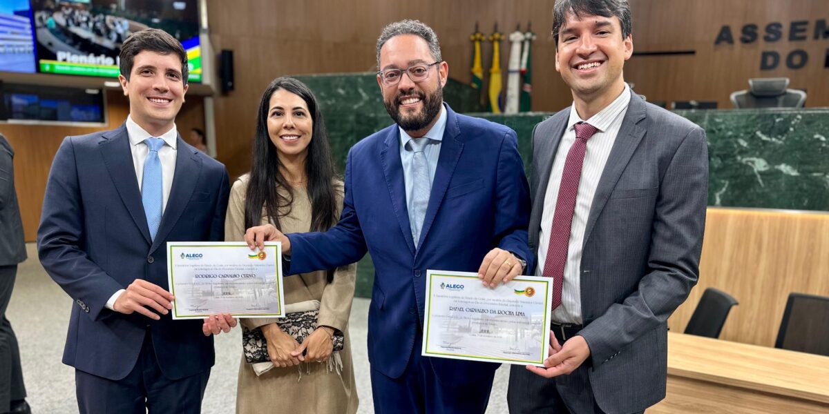 Procuradores do Estado são homenageados em sessão solene da Assembleia Legislativa de Goiás
