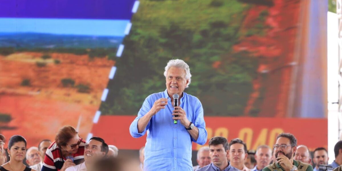 Caiado entrega pavimentação da GO-319 e reforça plano de modernização das rodovias estaduais