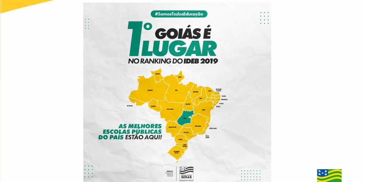 Goiás lidera rankings no Brasil nos setores de educação, segurança pública e saúde