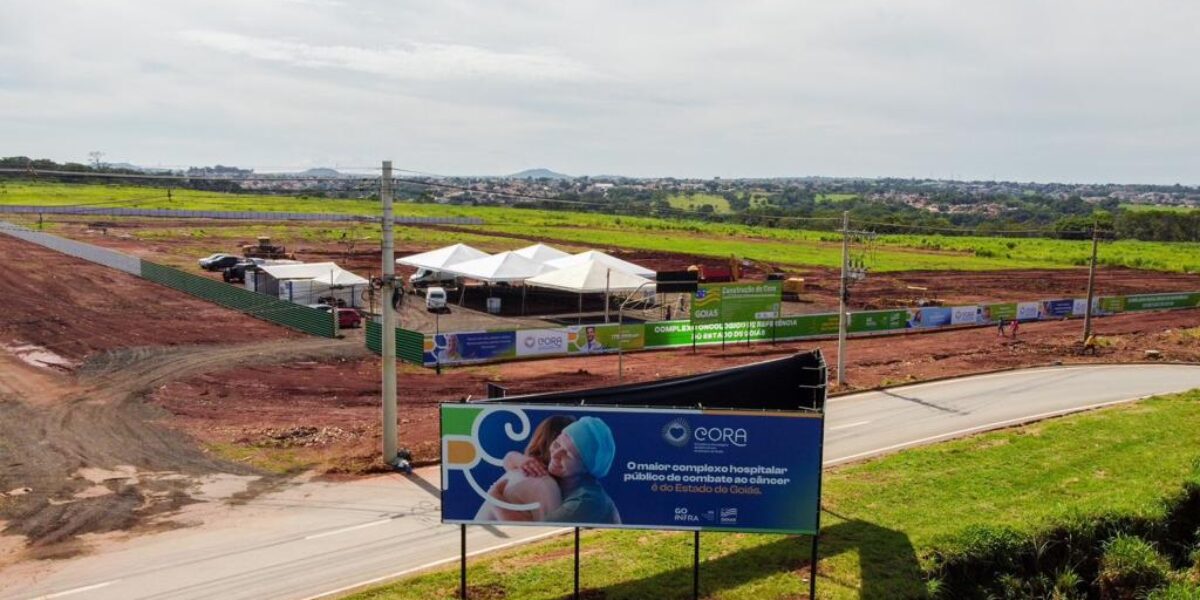 Caiado lança obras do CORA – Complexo Oncológico de Referência do Estado de Goiás