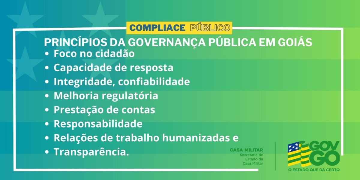Programa de Compliance Público do Governo de Goiás