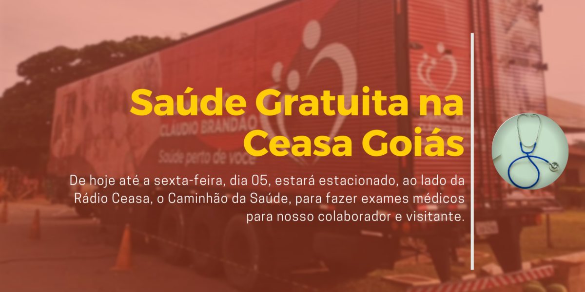 O caminhão da saúde é adaptado com salas de consultas e exames.