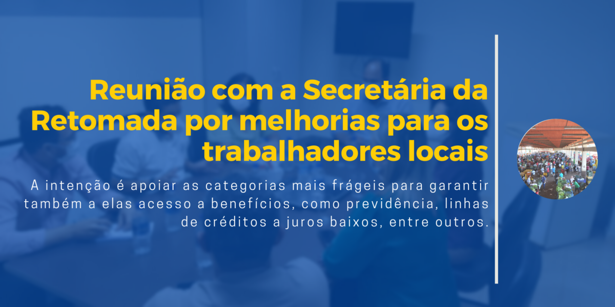 A presidência da Ceasa/GO sabe a importância de melhorar a situação dos trabalhadores