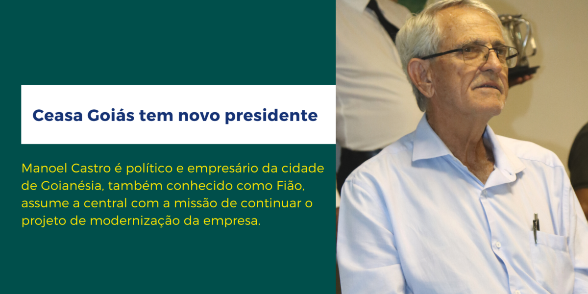 Até sua indicação, Fião estava na presidência da Codego.