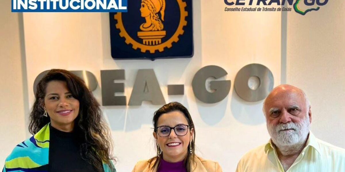 A Presidente do CETRAN/GO fez uma vista no CREA-GO – Conselho Regional de Engenharia e Agronomia de Goiás.