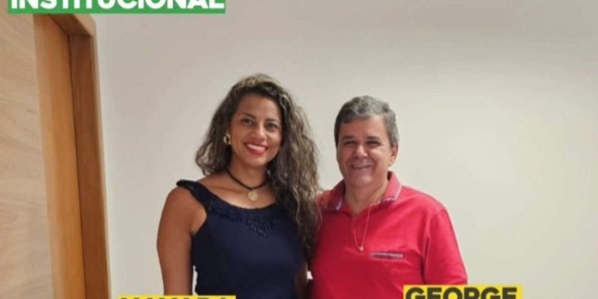A Dra. Nayara Coimbra, Presidente do CETRAN/GO reuniu-se com o Deputado Estadual, Dr. George Morais.