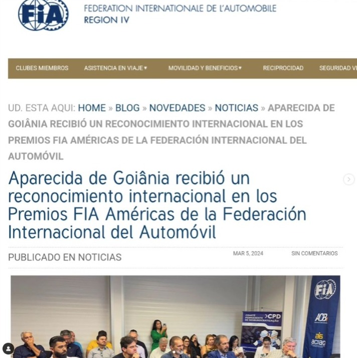 FIA – FEDERAÇÃO INTERNACIONAL DE AUTOMOBILISMO ATUANTE.