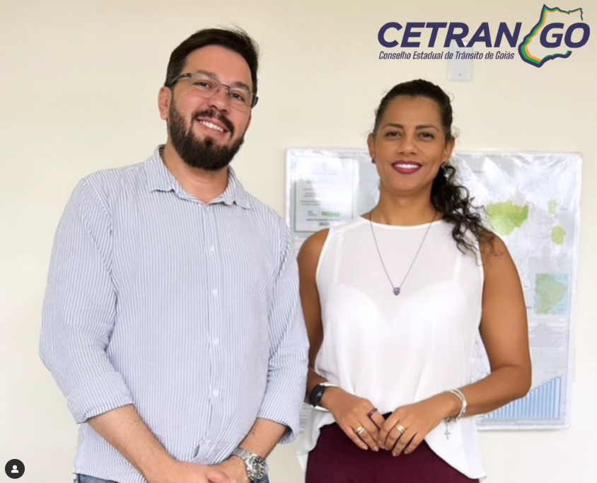 O Conselho Estadual de Trânsito de Goiás recebeu em sua sede o Professor HUGO do DETRAN/GO.