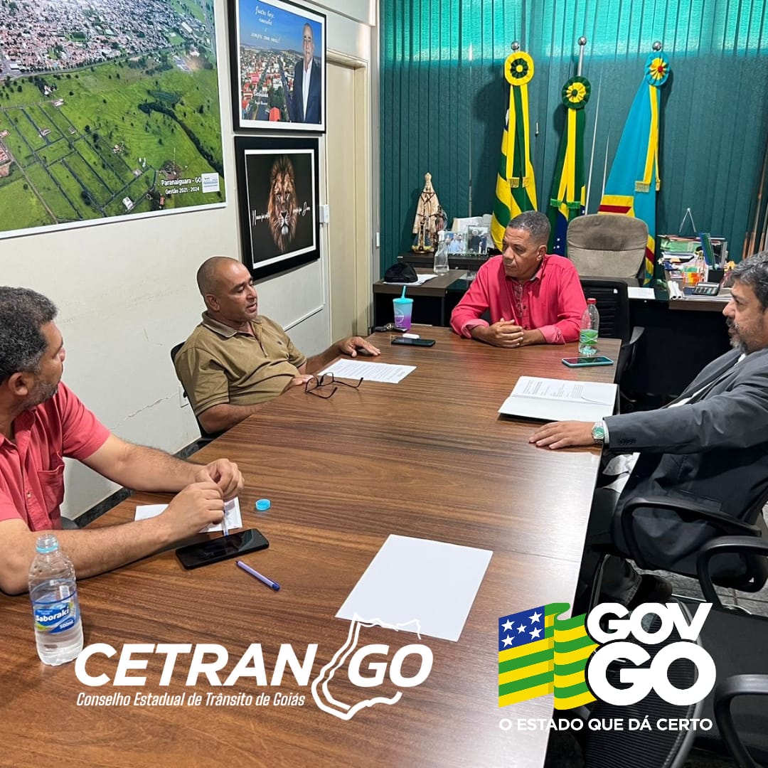A parceria entre o CETRAN/GO e a Prefeitura de Paranaiguara é fundamental para um futuro melhor!
