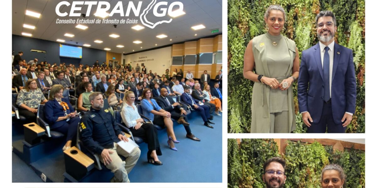 Presidente do CETRAN/GO participa de evento em Brasília e lançam frase para 2024: ‘DESACELERE, SEU BEM MAIOR É A VIDA!'”