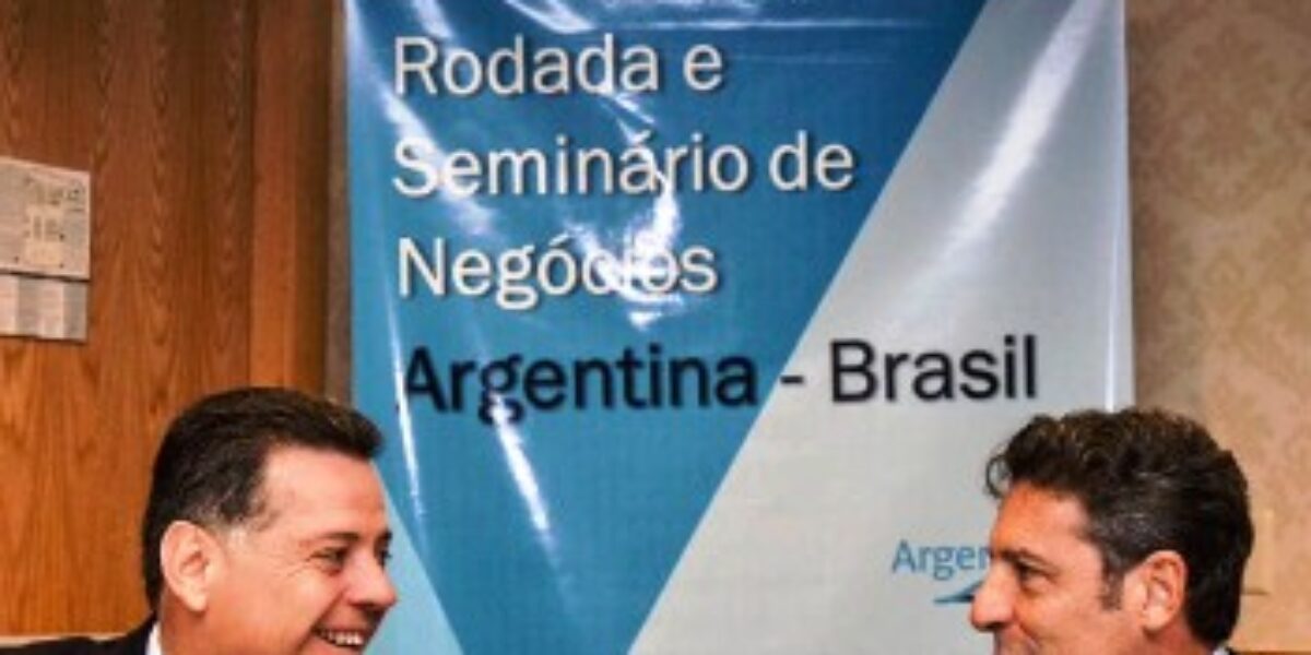 Em missão comercial, Marconi se reúne com embaixador do Brasil na Argentina