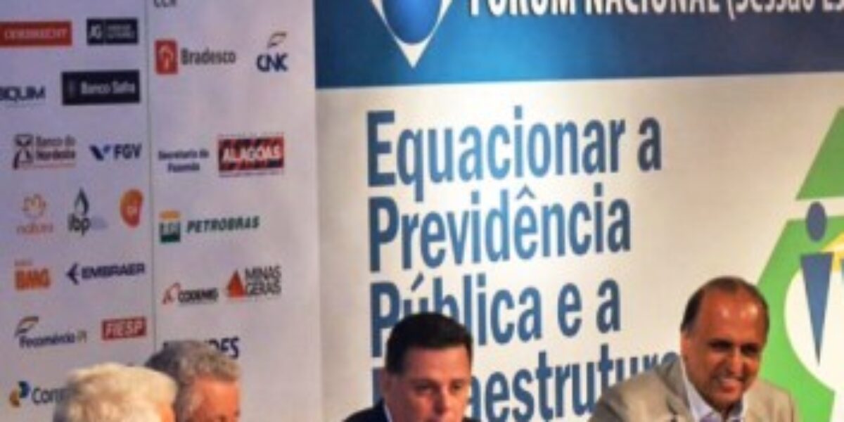 Em palestra no Rio, Marconi defende reforma da Previdência