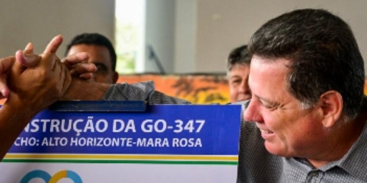 Ao inaugurar GO-347 em Em Alto Horizonte, Marconi afirma que realiza antigo sonho da população