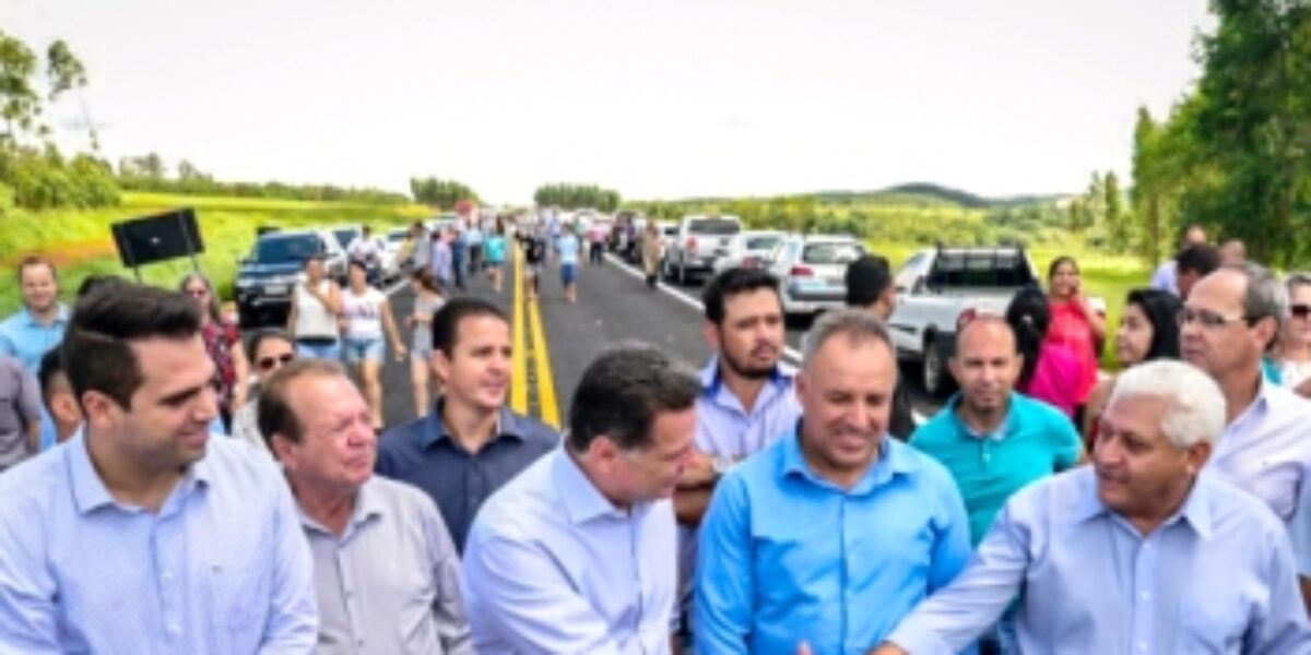 Marconi entrega rodovia que liga Goiás-Minas e encurta distância para a região Sudeste