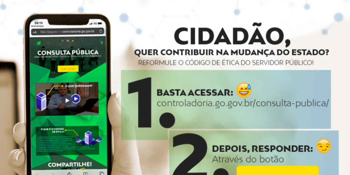 População de Goiás ajuda a construir novo código de ética do servidor público