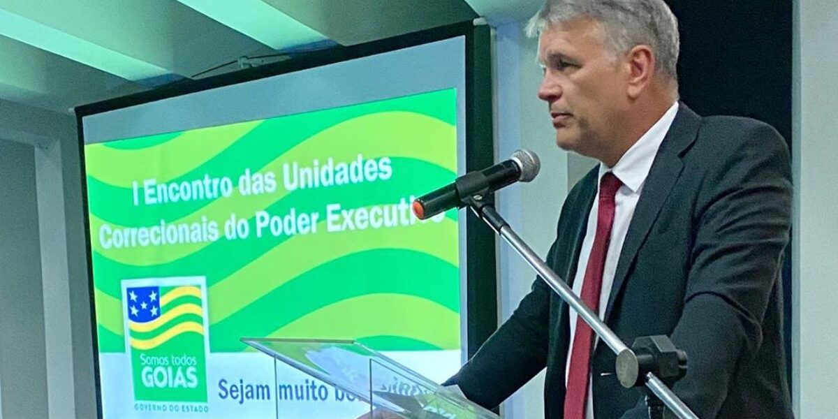 I Encontro das Unidades Correcionais do Poder Executivo do Estado de Goiás