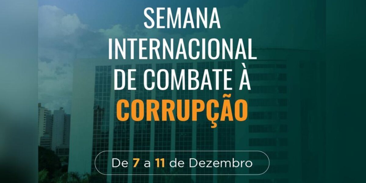 Goiás realiza Semana Internacional de Combate à Corrupção