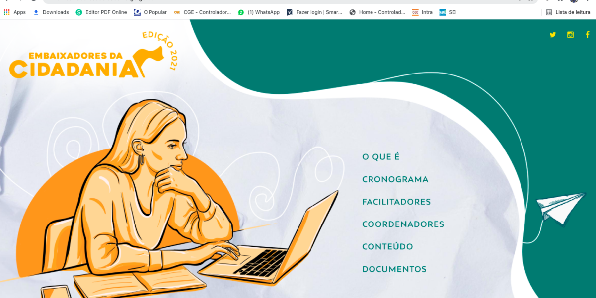 Governo de Goiás abre inscrições para segunda edição do Embaixadores da Cidadania