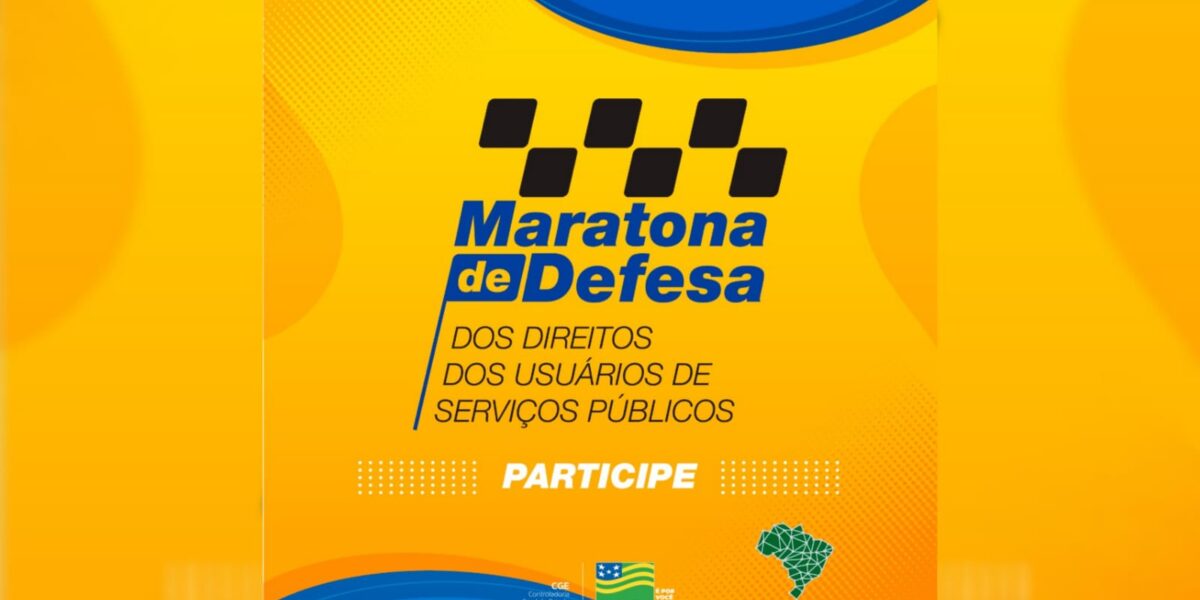 Goiás participa da 1ª Maratona de Defesa dos Direitos dos Usuários de Serviços Públicos