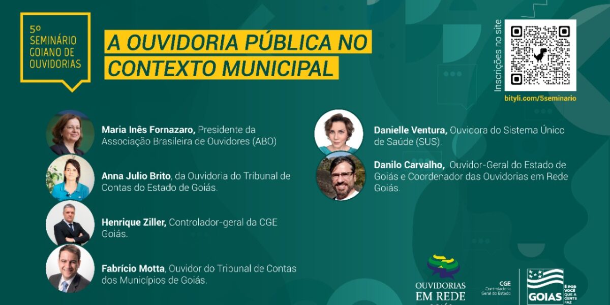Rede de Ouvidorias de Goiás realiza seminário e quer impulsionar ouvidorias nos municípios