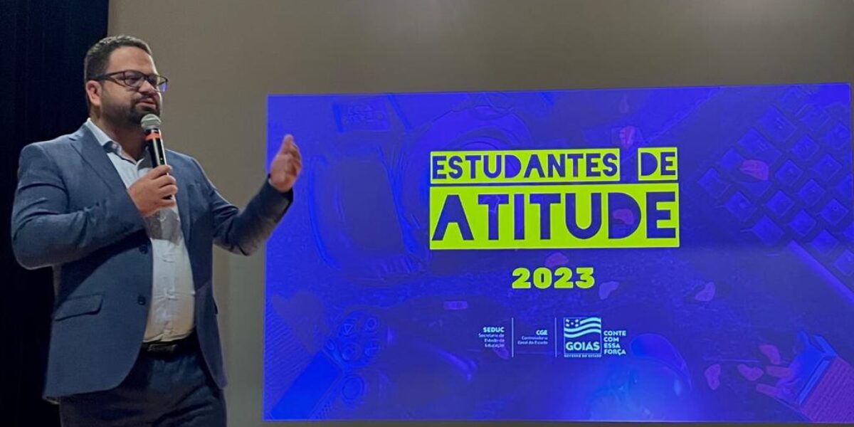 CGE Goiás lança o projeto Estudantes de Atitude 2023 em parceria com a Secretaria da Educação