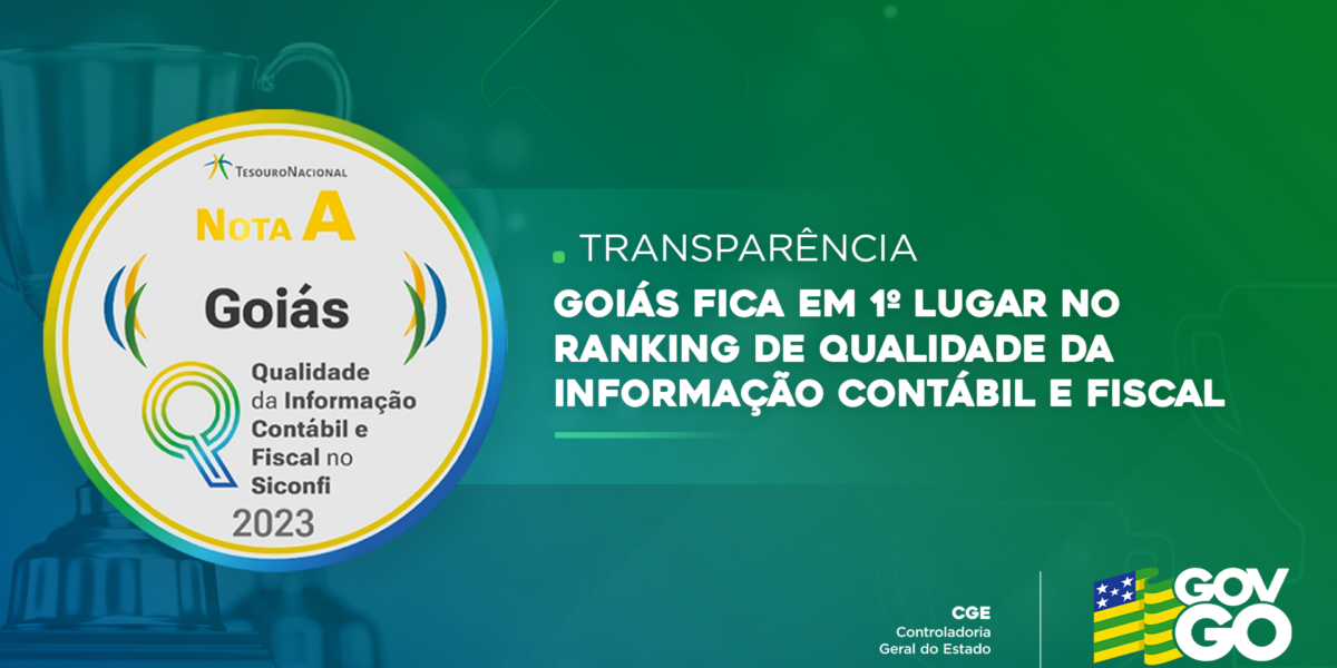 Goiás tem a melhor transparência do Brasil