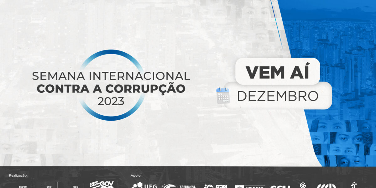 Vem aí a V Semana Internacional Contra a Corrupção
