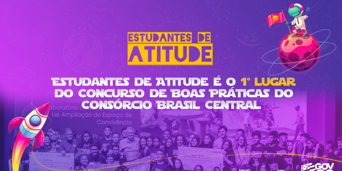 Estudantes de Atitude é campeão em prêmio do Consórcio Brasil Central