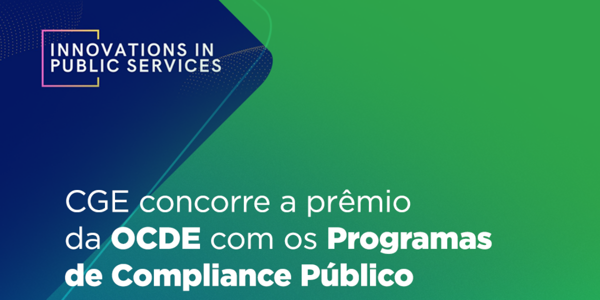 Programas de Compliance da CGE concorrem a prêmio da OCDE