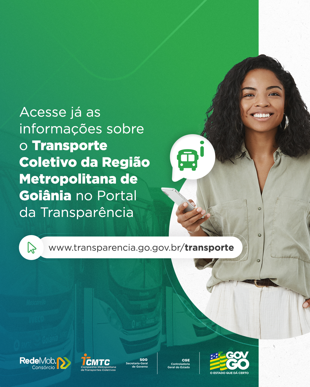 Governo de Goiás compila informações sobre transporte no Portal da Transparência 